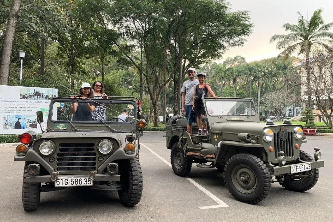 Saigon Discovery On US Army Jeep